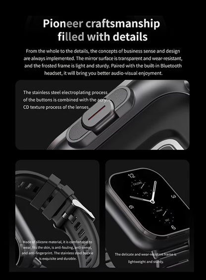 2 in 1 Smartwatch with build in earphones
