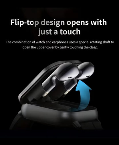 2 in 1 Smartwatch with build in earphones
