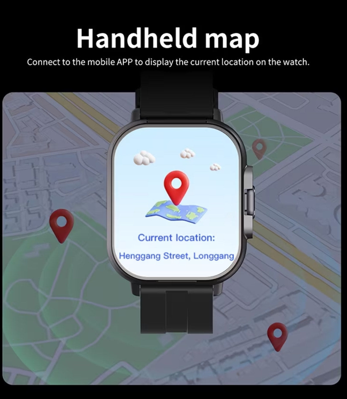 2 in 1 Smartwatch with build in earphones
